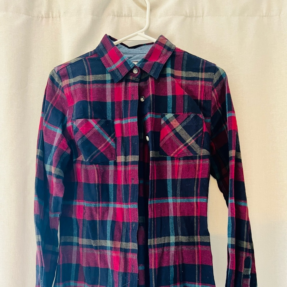 Red and blue cozy flannel